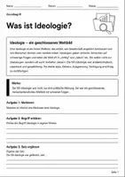 Vorschau - Arbeitsblätter - NS-Ideologie Arbeitsblätter Klasse 9-10 - Seite 1