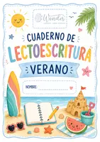 Vista previa - Hojas de trabajo - CUADERNO LECTOESCRITURA VERANO 2026 - Portada