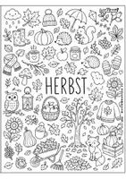 Vorschau - Arbeitsblätter - JAHRESZEITEN DOODLES - qlixu - Seite 3