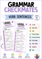 Vorschau - Stundenentwürfe - Grammar Checkmates – Englische Verbsätze - Deckblatt