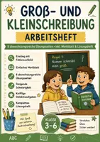 Vorschau - Arbeitsblätter - Deutsch Groß-, und Kleinschreibung – Arbeitsheft inkl. Merkblatt & Lösungsheft - Deckblatt