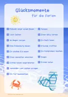 Vorschau - Arbeitsblätter - Glücksmomente für die (Sommer-)Ferien - Seite 2