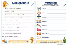Vorschau - Arbeitsblätter - Materialpaket Seepferdchen - Seite 3