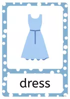 Vorschau - Bildkarten - CLOTHES - Wortkarten zum Thema "Clothes" - Seite 1