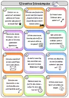 Vorschau - Bildkarten - 12 kreative Schreibimpulse Deutsch Klasse 5–8 | Vertretungsstunden, Freiarbeit & kreatives Schreiben - Seite 2