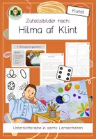 Vorschau - Unterrichtsreihen - Zufallskunst nach Hilma af Klint (Kunst Grundschule Klasse 3-4) - Seite 1