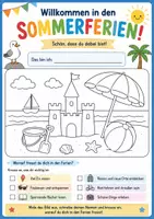 Vorschau - Unterrichtsreihen - Sommerheft Grundschule Klasse 2 | Kreatives Ferienheft - Seite 1