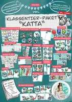 Vorschau - Arbeitsblätter - Klassentier Materialpaket "Katta" / Kattaklasse (inkl. Clipart!) - Deckblatt
