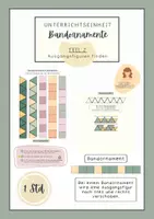 Vorschau - Poster - Bandornamente I Ausgangsfigur finden I Muster - Deckblatt