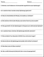 Vorschau - Stundenentwürfe - Film: "Toy Story 3 - (2010)" Fragen + Aktivitäten Rätsel + und Antworten. - Seite 2