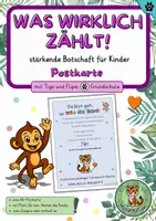 Vorschau - Anderer Materialtyp - Was wirklich zählt! | Freebie | Du bist gut, so wie du bist! | stärkende Botschaft - Deckblatt