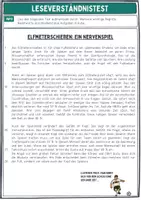 Vorschau - Unterrichtsreihen - Leseverständnistest (Kl. 5/6) - Elfmeterschießen: Ein Nervenspiel - Seite 1