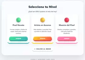 Vista previa - Juegos / Gamificación - ¡Pixel Art Studio: Actividad Interactiva! - página 1