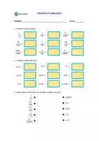Vista previa - Hojas de trabajo - Ficha de Refuerzo: Conversión a Decimales (4º a 6º Primaria) - Portada