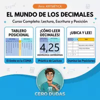 Vista previa - Hojas de trabajo - Lectura, Escritura y Tablero Decimal | Paquete Lección 2 (4º a 6º Primaria) - Portada