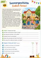 Vorschau - Unterrichtsreihen - Sommerheft Klasse 3 | Ferienheft Grundschule | Deutsch, Mathe etc. - Seite 2
