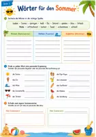 Vorschau - Unterrichtsreihen - Sommerheft Klasse 3 | Ferienheft Grundschule | Deutsch, Mathe etc. - Seite 3