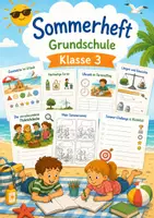 Vorschau - Unterrichtsreihen - Sommerheft Klasse 3 | Ferienheft Grundschule | Deutsch, Mathe etc. - Deckblatt