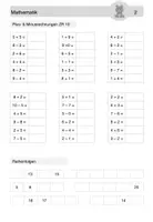 Vorschau - Arbeitsblätter - Sommer-Ferienheft / Wiederholungsheft für die 1. Klasse - Seite 2