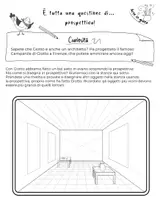 anteprima - Materiale per pittura e bricolage - Giotto: attività pratica di prospettiva - Pagina di copertina