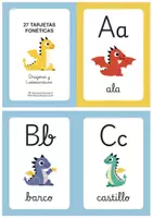 Vista previa - Hojas de trabajo - Tarjetas Foneticas dragones (Abecedario Completo) - página 2