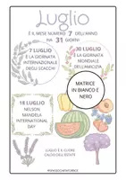 anteprima - Clipart / Immagini originali - MESE LUGLIO SPASSOCARTAFORBICE - Pagina di copertina