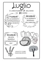 anteprima - Clipart / Immagini originali - MESE LUGLIO SPASSOCARTAFORBICE - Pagina 1
