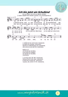 Vorschau - Anderer Materialtyp - MUSIKPAKET mit Noten & MP3s - Ich bin jetzt ein Schulkind - SCHULANFANG EINSCHULUNG - Seite 1