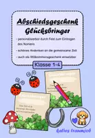 Vorschau - Bildkarten - Abschiedsgeschenk Glücksbringer - Deckblatt