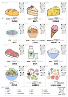 anteprima - Audio - Flashcards di inglese CIBO/FOOD - Pagina 1