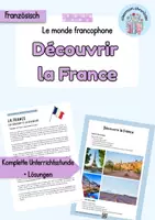 Vorschau - Unterrichtsreihen - Découvrir la France | Le monde francophone - Deckblatt