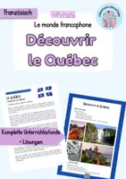Vorschau - Unterrichtsreihen - Découvrir le Québec | Le monde francophone - Deckblatt