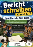 Vorschau - Arbeitsblätter - Sportbericht schreiben - Deckblatt