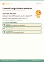 Vorschau - Lehrpläne/Lehrermaterial - Entwicklungsgespräch & Beobachtungsbögen Kita - Seite 1