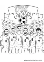 Προεπισκόπηση - Φύλλα εργασίας - Καλοκαιρινές δραστηριότητες με Παγκόσμιο Κύπελλο 2026 - Φύλλα εργασίας & χρωμοσελίδες - Σελίδα 1
