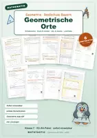 Vorschau - Arbeitsblätter - Geometrische Orte Klasse 7 – Kreis & Gerade, In-/Umkreis - Deckblatt