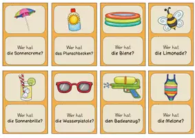Vorschau - Spiele - Leseschlange - Rund um den Sommer Klasse 1 bis 3 - Seite 2