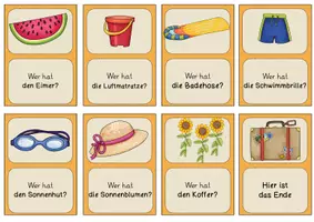 Vorschau - Spiele - Leseschlange - Rund um den Sommer Klasse 1 bis 3 - Seite 3
