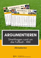 Vorschau - Anderer Materialtyp - Argumentieren üben rund um die Fußball-WM 2026 - Deckblatt