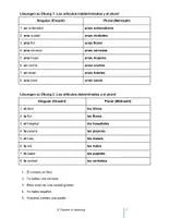 Vorschau - Arbeitsblätter - Spanisch Grammatik A1: Artikel, Substantive & 21 Übungen + Lösungen - Seite 3