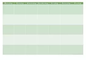 Voorbeeld - Maandplanner - Klassenmanagement - Pagina 1