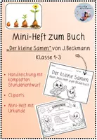 Vorschau - Stundenentwürfe - Mini-Heft zum Buch "Der kleine Samen" - Growth Mindset - Deckblatt