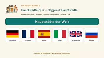 Vorschau - Quiz - Hauptstädte-Quiz Welt - Interaktiv - Deckblatt