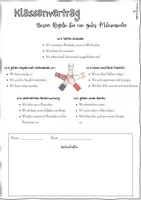 Vorschau - Poster - Klassenvertrag | Klassenregeln umsetzen | Klassengemeinschaft stärken - Seite 1