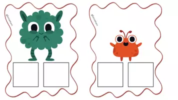Vorschau - Spiele - Silbenlesen mit Monsterchen - Freiarbeit Klasse 1 - Seite 2