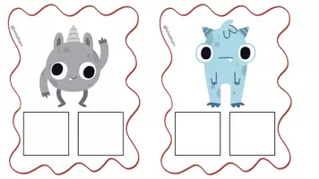 Vorschau - Spiele - Silbenlesen mit Monsterchen - Freiarbeit Klasse 1 - Seite 3