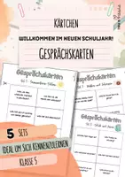 Vorschau - Arbeitsblätter - Materialpaket Schuljahresbeginn | leichter Start ins Schuljahr | Klasse 5 | sofort einsetzbar - Seite 1