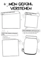 Vorschau - Arbeitsblätter - Meine Gefühle verstehen - Arbeitsblatt - Seite 1