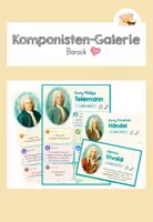 Vorschau - Poster - Komponisten-Galerie "Barock": Steckbriefe & Poster - Deckblatt