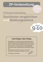 Vorschau - Prüfungsvorbereitung - Sachtexte vergleichen und Stellungnahme - Seite 1